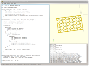 openscad_modul_meshed_frame